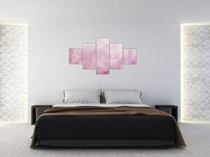 Obraz - Mandala na różowej ścianie (125x70 cm)
