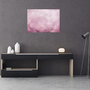 Obraz - Mandala na różowej ścianie (70x50 cm)