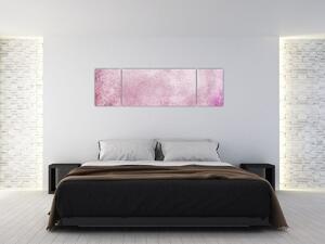 Obraz - Mandala na różowej ścianie (170x50 cm)
