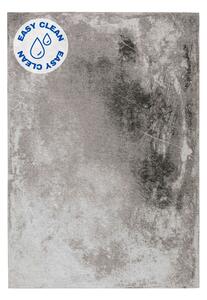 Dywan Deco Rugs Concrete Ice (4542) 160 x 230 do salonu tkany na płasko z wzorem betonu szary