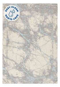 Dywan do salonu Deco Rugs Grey Blue Net (4528) 160 x 230 plamoodporny beżowo-niebieski