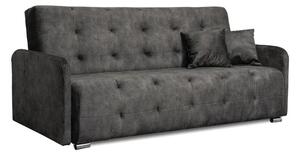 Wersalka Sofa Kanapa z FunkcjÄ Spania ARIA Dwuosobowa Szara do Salonu