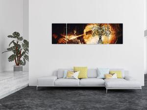 Obraz - Tajemnicze drzewo życia (170x50 cm)