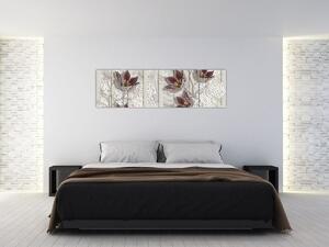 Obraz - Kwiaty dekoracyjne (170x50 cm)