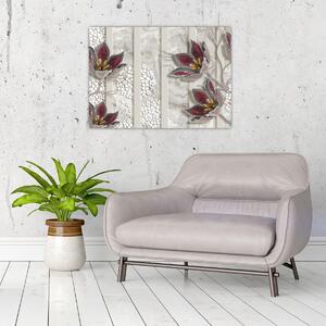 Obraz - Kwiaty dekoracyjne (70x50 cm)