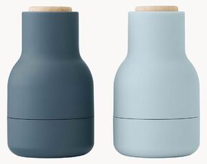 Komplet młynków do soli i pieprzu z pokrywką z drewna orzechowego Bottle Grinder, 2 elem