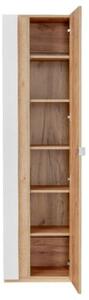 Szafka łazienkowa MILANO / CAPRI 803 45 cm biała z lustrem