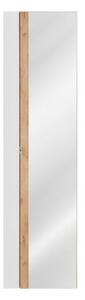 Szafka łazienkowa MILANO / CAPRI 803 45 cm biała z lustrem
