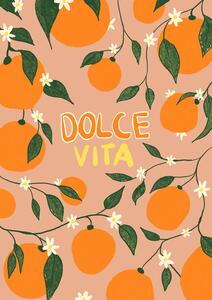 Ilustracja Dolce Vita a Oranges, Studio Dolci