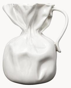 Wazon z porcelany Crumple, W 26 cm