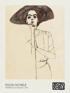 Reprodukcja Portrait of a Woman 1910, Egon Schiele