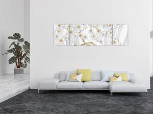Obraz - Drzewo ze złotą ozdobą (170x50 cm)