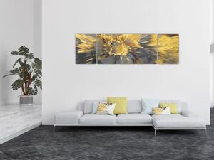 Obraz - Złota ekspansja (170x50 cm)