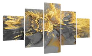Obraz - Złota ekspansja (125x70 cm)
