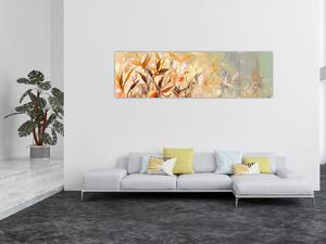 Obraz - Malowane rośliny (170x50 cm)