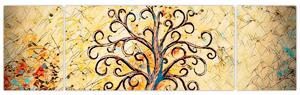 Obraz - Mozaika drzewo życia (170x50 cm)