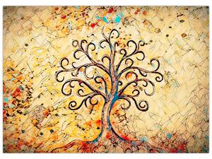 Obraz - Mozaika drzewo życia (70x50 cm)