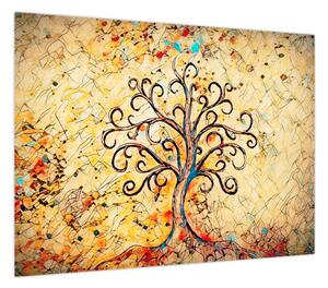 Obraz - Mozaika drzewo życia (70x50 cm)