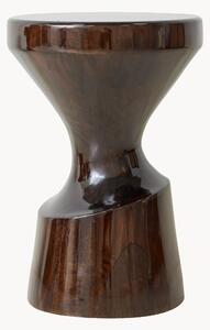 Stołek z drewna mangowego Burgundy