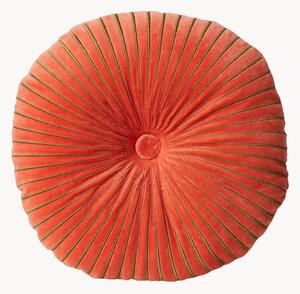 Ręcznie wykonana okrągła poduszka z bawełny Ripple, Ø 50 cm