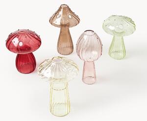 Komplet wazonów ze szkła Mushroom, 5 elem