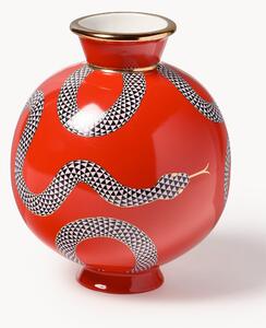 Wazon z porcelany ze złotymi akcentami Eden, W 23 cm