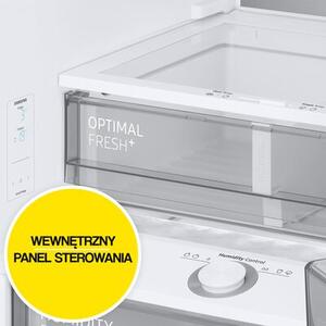 Lodówka SAMSUNG BESPOKE AI RB38C7B5DS9 EF No Frost 203cm Szczotkowana stal nierdzewna