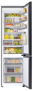 Lodówka SAMSUNG BESPOKE AI RB38C7B5DS9 EF No Frost 203cm Szczotkowana stal nierdzewna