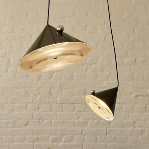 Tom Dixon Lampa wisząca Pose, możliwość ściemniania, zielony, salon / jadalnia, metal, design