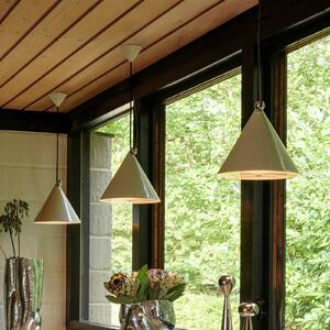 Tom Dixon Lampa wisząca Pose, możliwość ściemniania, aluminiowy / szary / cynkowy, salon / jadalnia, metal, design
