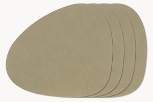 Podkładka ze skóry Curve, 4 szt