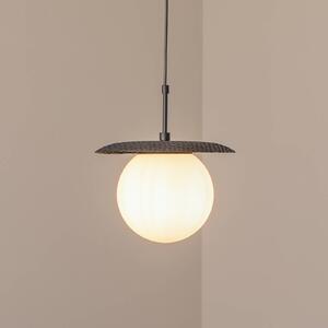 Lampa wisząca szklana Anemon Opviq, możliwość ściemniania, czarny, salon / jadalnia, szkło, nowoczesny