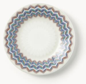Talerz deserowy z porcelany chińskiej Jarris, 6 szt