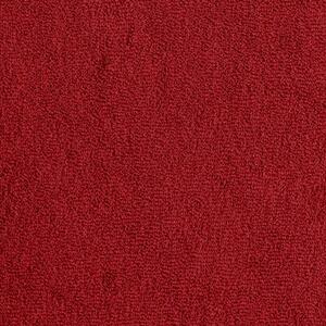 Prześcieradło EUROFIRANY Design 91 Frotte 140 x 200 cm Czerwony