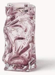 Wazon ze szkła dmuchanego Ice, W 25 cm