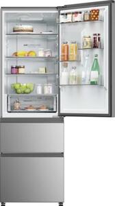 Lodówka HAIER 3D 60 Series 3 HTR3618CNMG No Frost 185cm Srebrna Air Surround Fresh 0°C