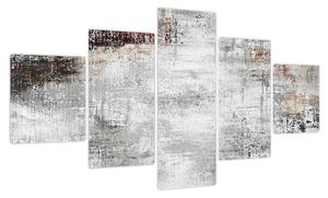Obraz - Abstrakcyjne teksturowane płótno (125x70 cm)