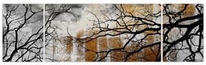 Obraz - Sylwetki drzew (170x50 cm)