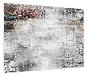 Obraz - Abstrakcyjne teksturowane płótno (70x50 cm)