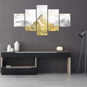 Obraz - Złota góra (125x70 cm)