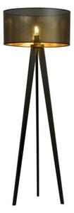 Lampa stojąca podłogowa Emibig 1xE27 60W ASTON LP1 BLACK/GOLD 1148/LP1