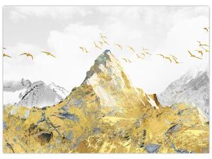 Obraz - Złota góra (70x50 cm)