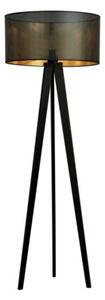 Lampa stojąca podłogowa Emibig 1xE27 60W ASTON LP1 BLACK/GOLD 1148/LP1