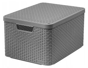 Koszyk CURVER Style Box L V2 + LID - DRG308 Ciemnoszary