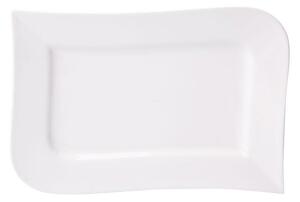 Półmisek AMBITION Fala 41 x 25.5 cm Biały