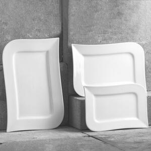 Półmisek AMBITION Fala 41 x 25.5 cm Biały