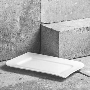 Półmisek AMBITION Fala 41 x 25.5 cm Biały
