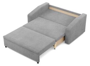 Sofa z funkcjÄ spania, BLOM, sztruks, 148x87x90 cm, jasny szary | TYLETEGOTU