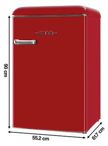 Lodówka ETA Storio 253690030E 90cm Czerwona