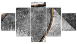 Obraz - Abstrakcja w betonie (125x70 cm)